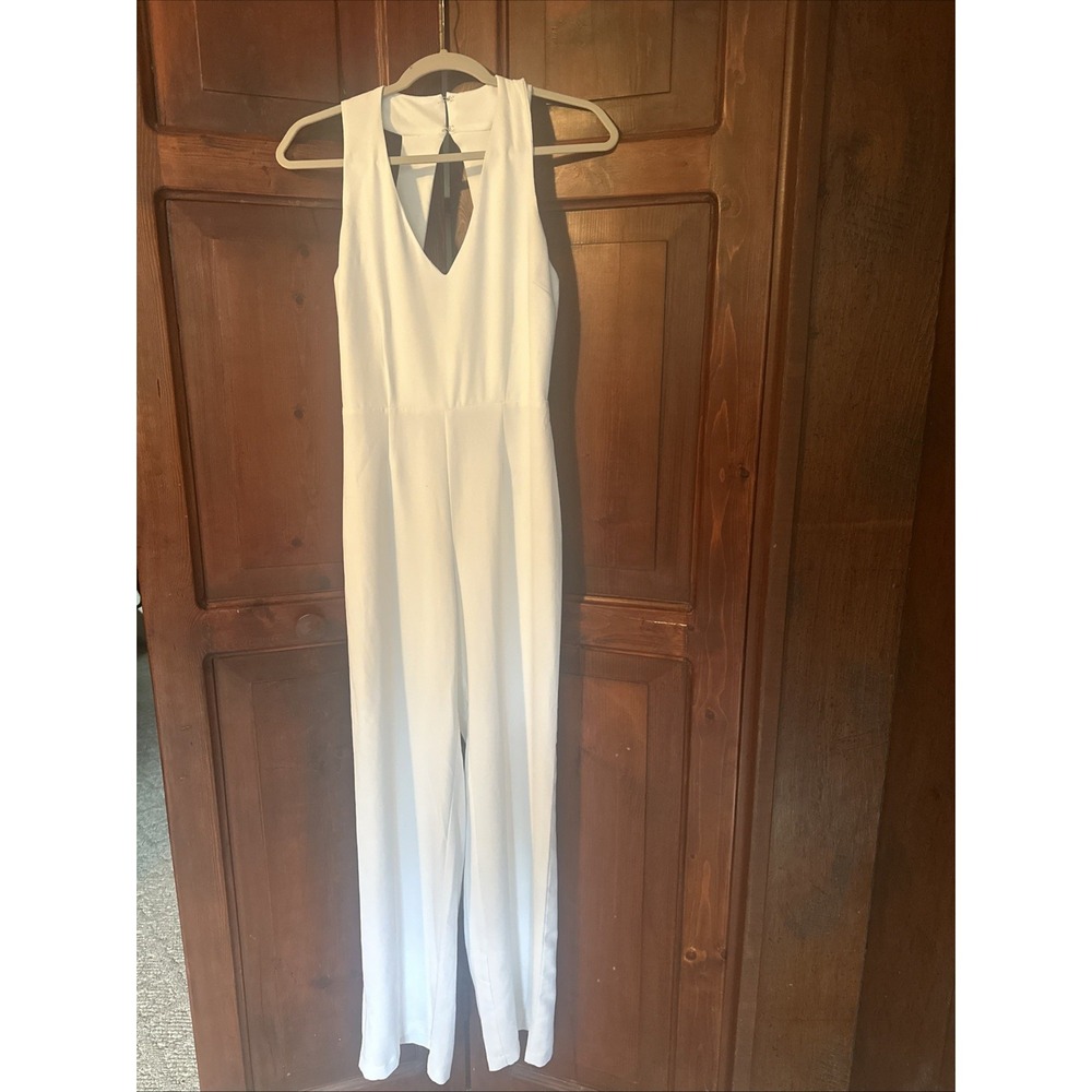 Women's BB Dakota White Romper  Jumpsuit Size‎ 0 - Bride Wedding Shower